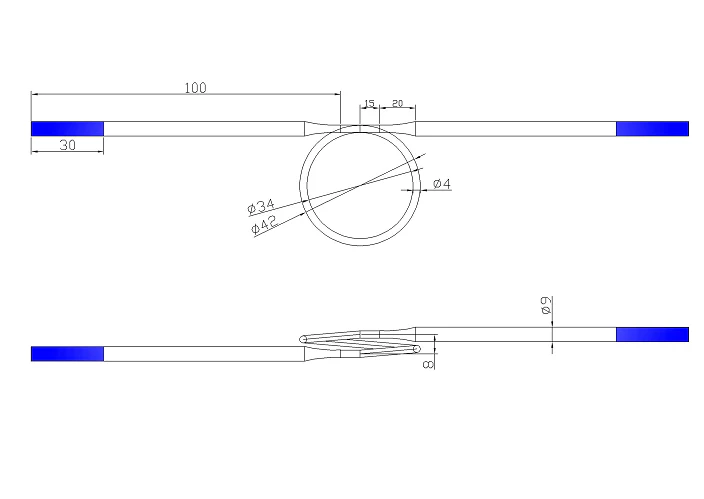 1000°C Max. Compact Zone Melting Furnace for Directional Solidification - OTF-1000-CBZ - Image 4