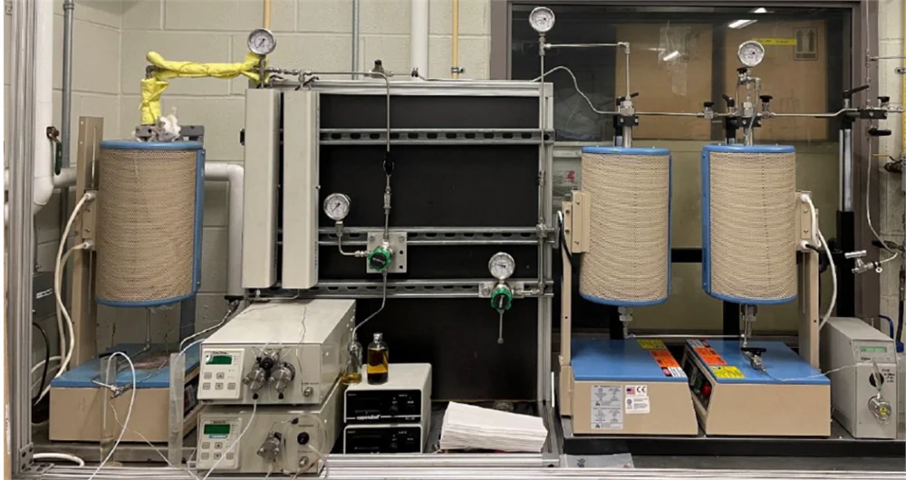 1100°C Vertical Furnace for DIY Tubular Reactor (2" Dia.) w/ Controller - GSL-1100X-NV - Image 4