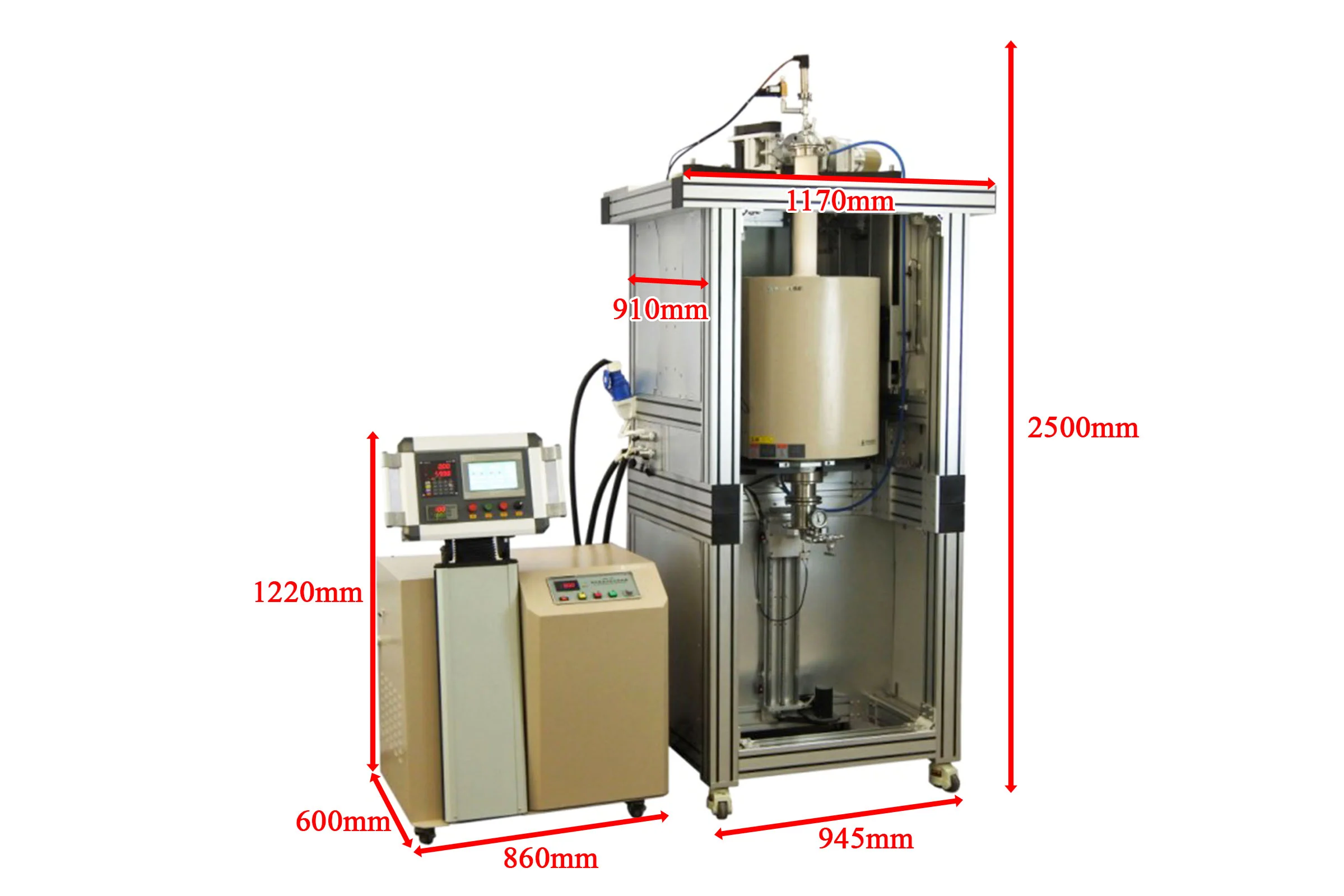 1650°C Bridgman Furnace for Directional Solidification and Crystal Growth - SKJ-BG1650-LD - Image 7