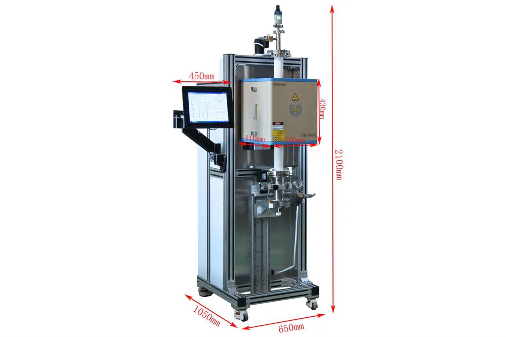 1700°C Max. Small Bridgman Crystal Growth Furnace with Air-tight 60mm Alumina Tube - SKJ-BG-1600 - Image 3