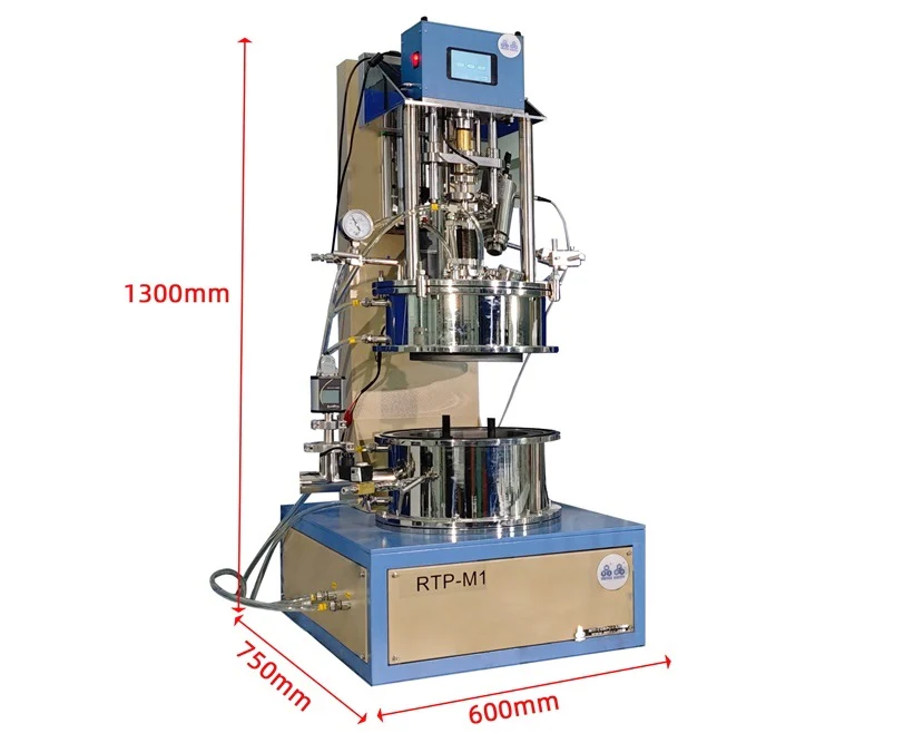 2500°C Max. High Vacuum & Ultrafast Heating Pellet Press with Automated 8 Samples Loading System - AM-VHP8 - Image 3