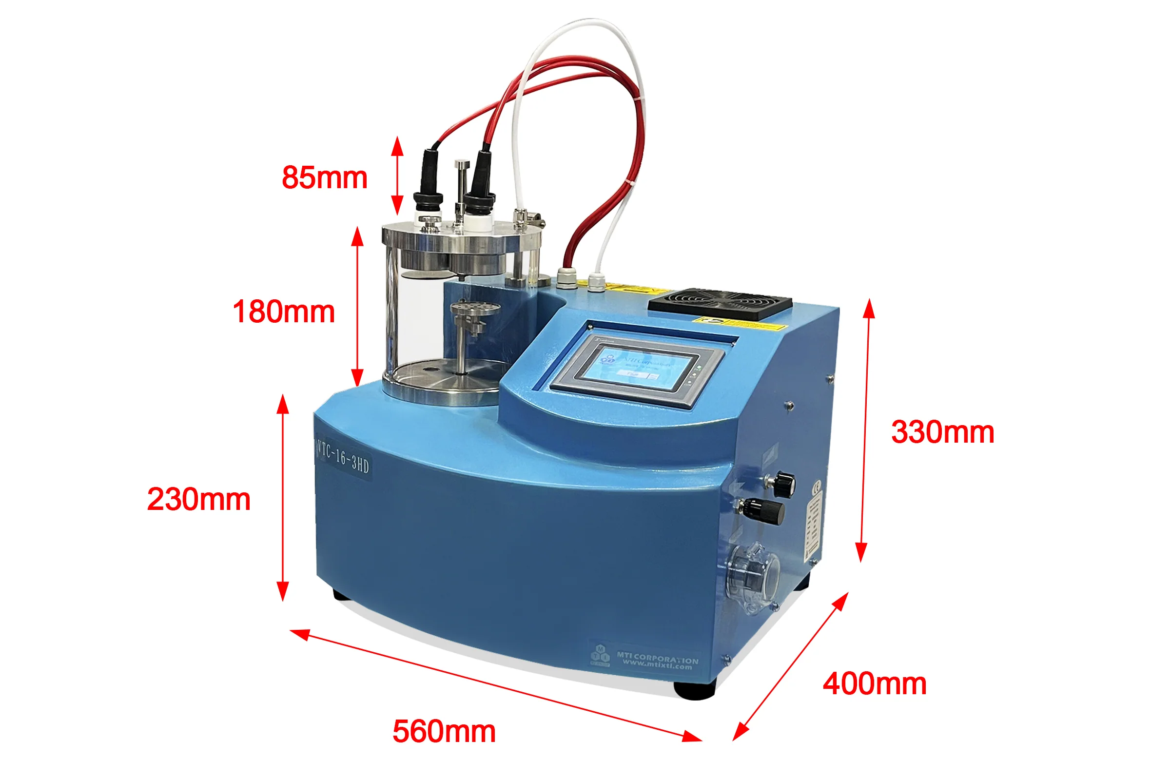 3 Rotary Target Plasma Sputtering Coater Including 3 Targets - VTC-16-3HD-LD - Image 4