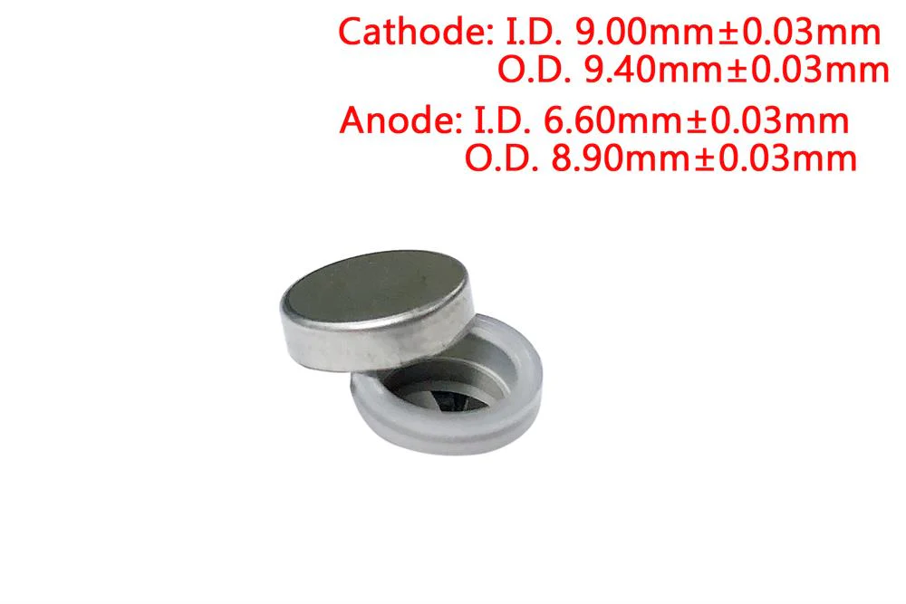 AG7 (L927, LR57, 357/395 ) Coin Cell Case (9.5 x 2.7 T,mm) Made of SS304, 100 pcs/pck-AG7CASE - Image 3