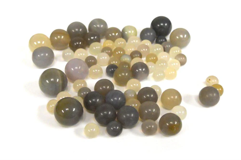 Agate Milling Ball (10-19mm diam.), 20 Balls/Package - AGball