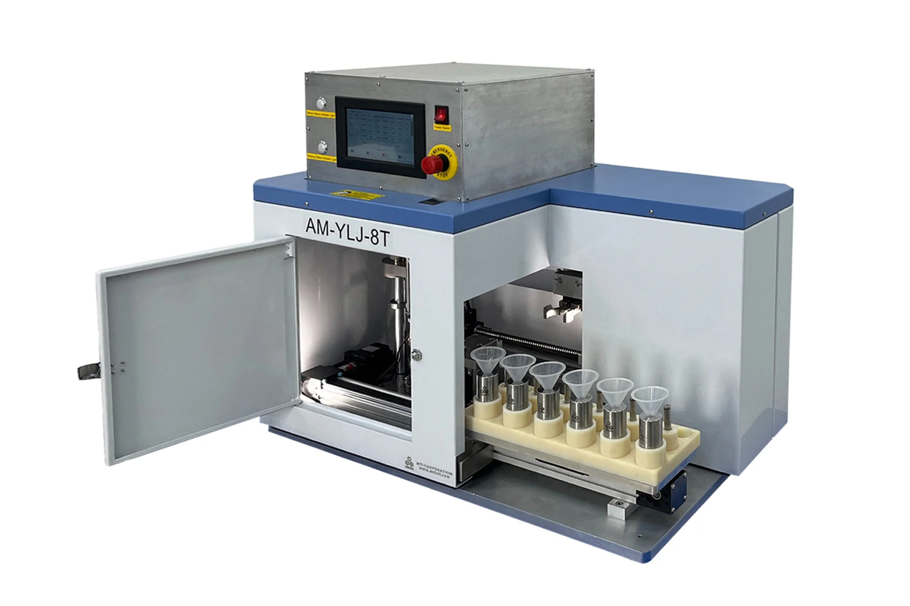 Automated Pellet Pressing System up to  6 set 10 mm ID Dies up to 8T) - AM-YLJ-8T - Image 5