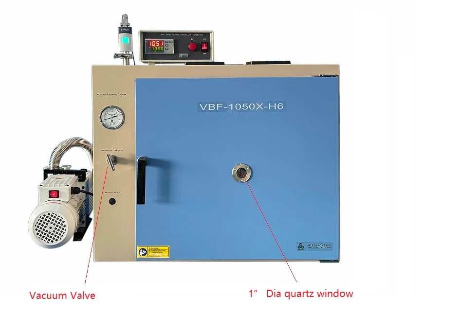Atmosphere Controlled RTP Furnace for 8" Wafer up to 1000 °C - VBF-1050X-H8 - Image 2