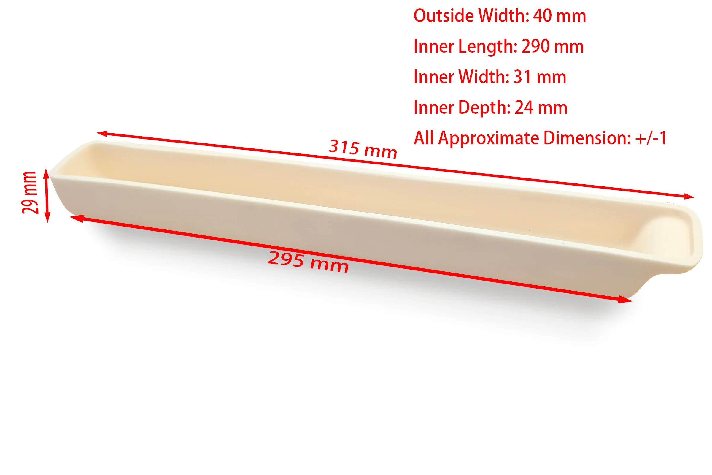 Alumina (Al2O3) Boat Crucible - Image 10