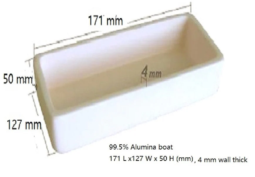 Alumina (Al2O3) Boat Crucible - Image 7