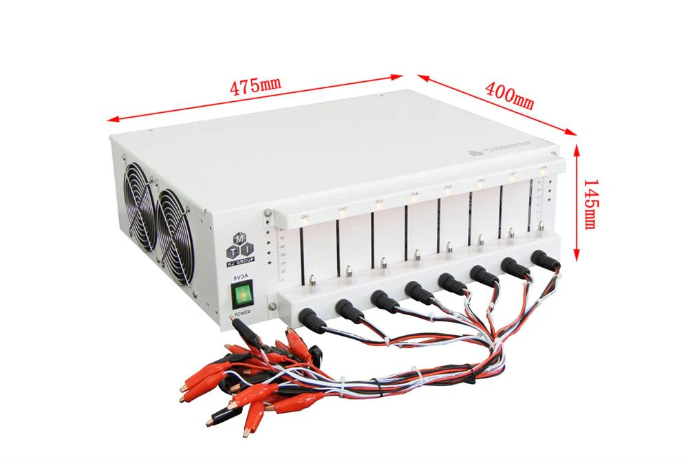 8 Channel Battery Analyzer (6-3000 mA, 5V) w/ Laptop & Software, with Optional Temperature Sensor - BST8A3 - Image 3