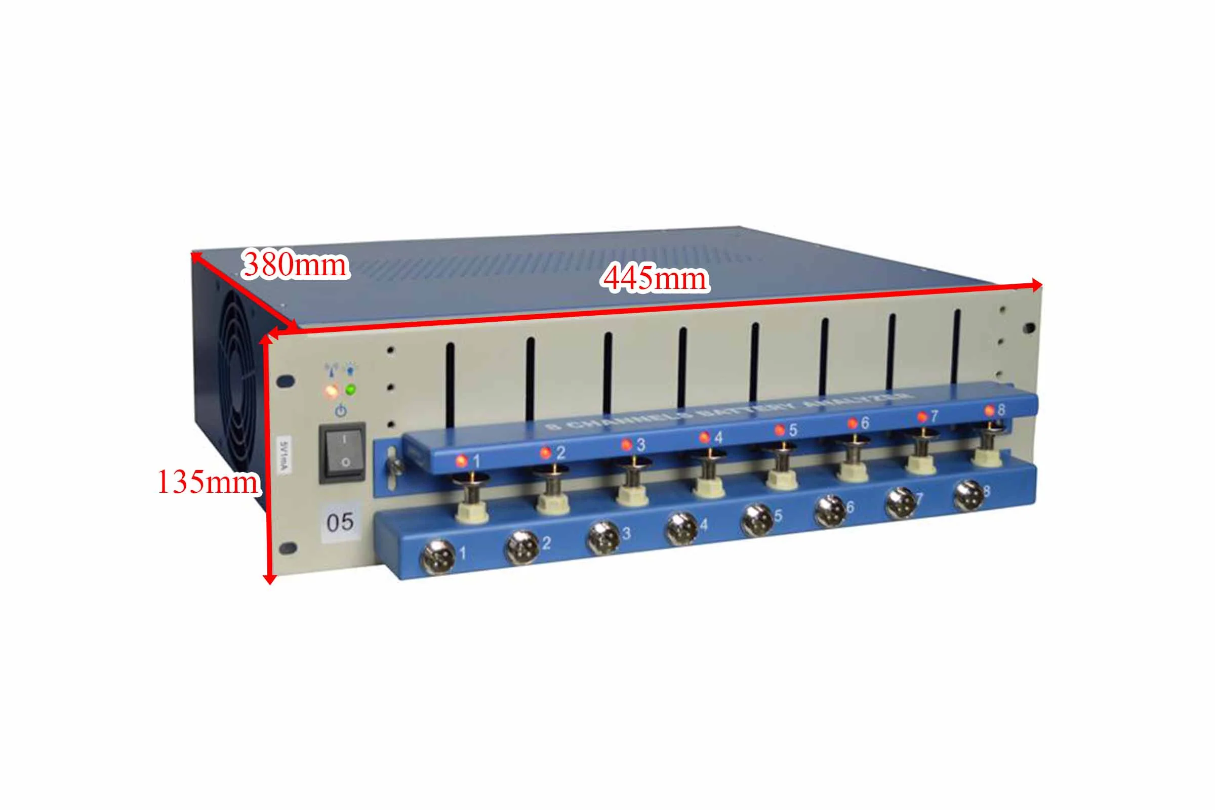 8 Channel Battery Analyzer (0.005 -1 mA, up to 5V) w/ Laptop Software & Optional WIFI Control - Image 3