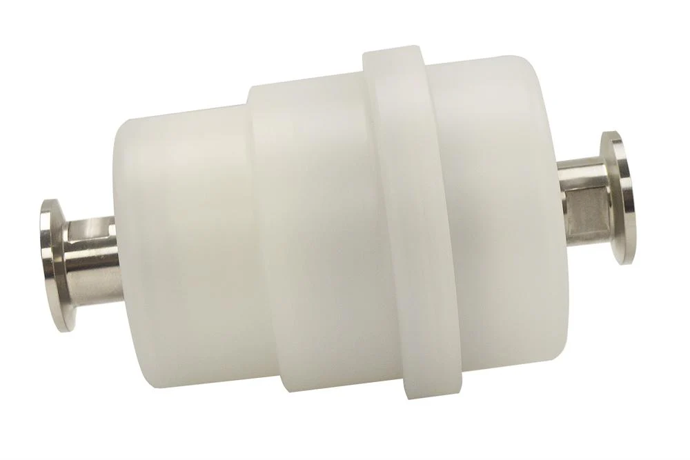Double Layer Vacuum Pump Exhaust Filter with KF-D25 Adaptor & Quick Clamp - CG4LN - Image 2