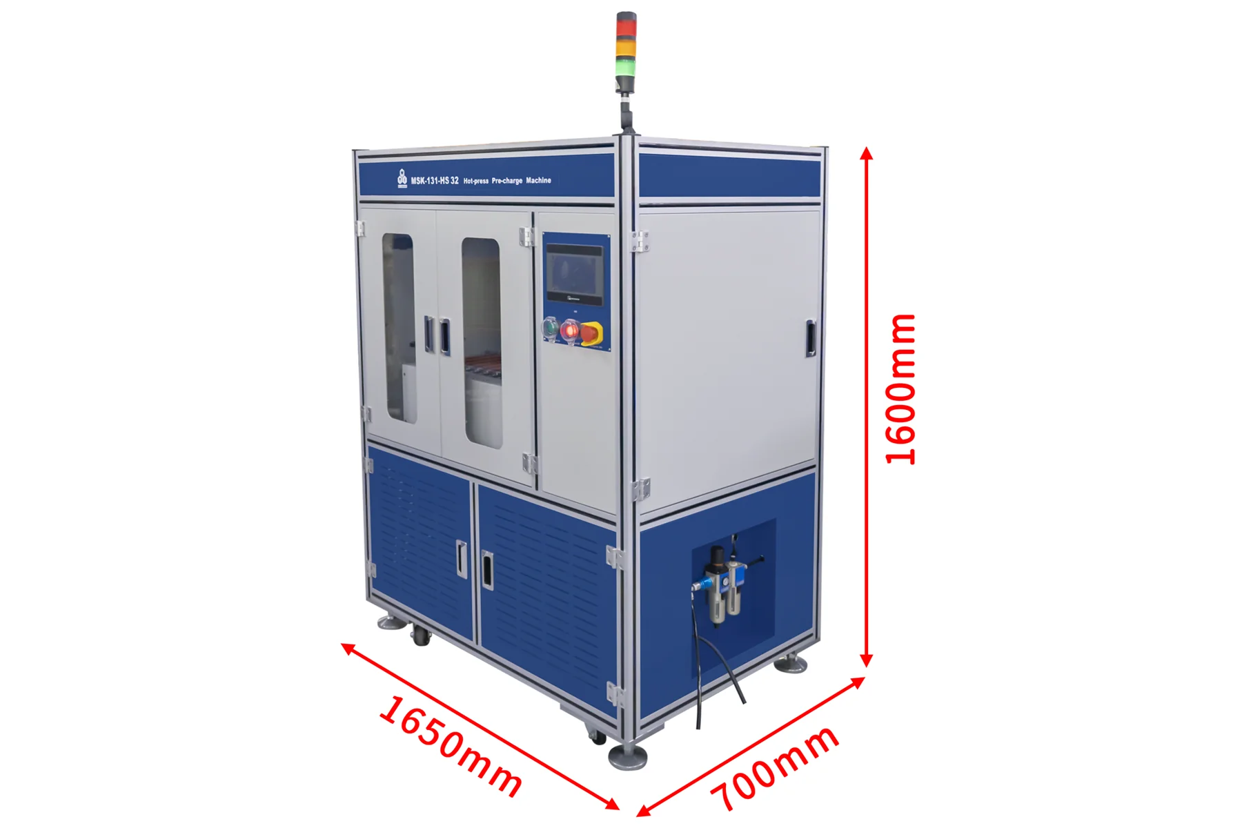 Compact 32-channel Hot Press Machine (Max. 120*80 mm, Single-Side Tabs) for Pouch Cell SEI Formation - MSK-131-HS32 - Image 5