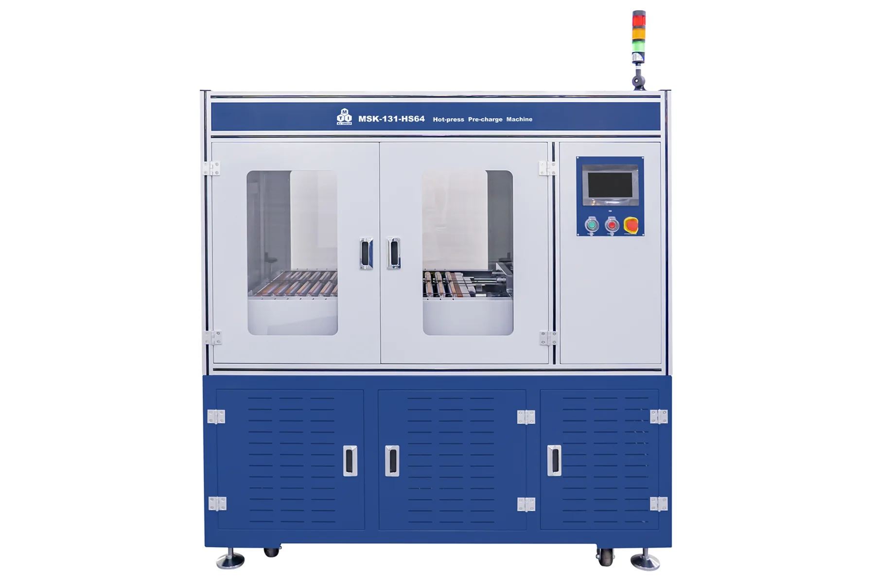 Compact 64-channel Hot Press Machine (Max. 120*80 mm, Single-Side Tabs) for Pouch Cell SEI Formation - MSK-131-HS64 - Image 2