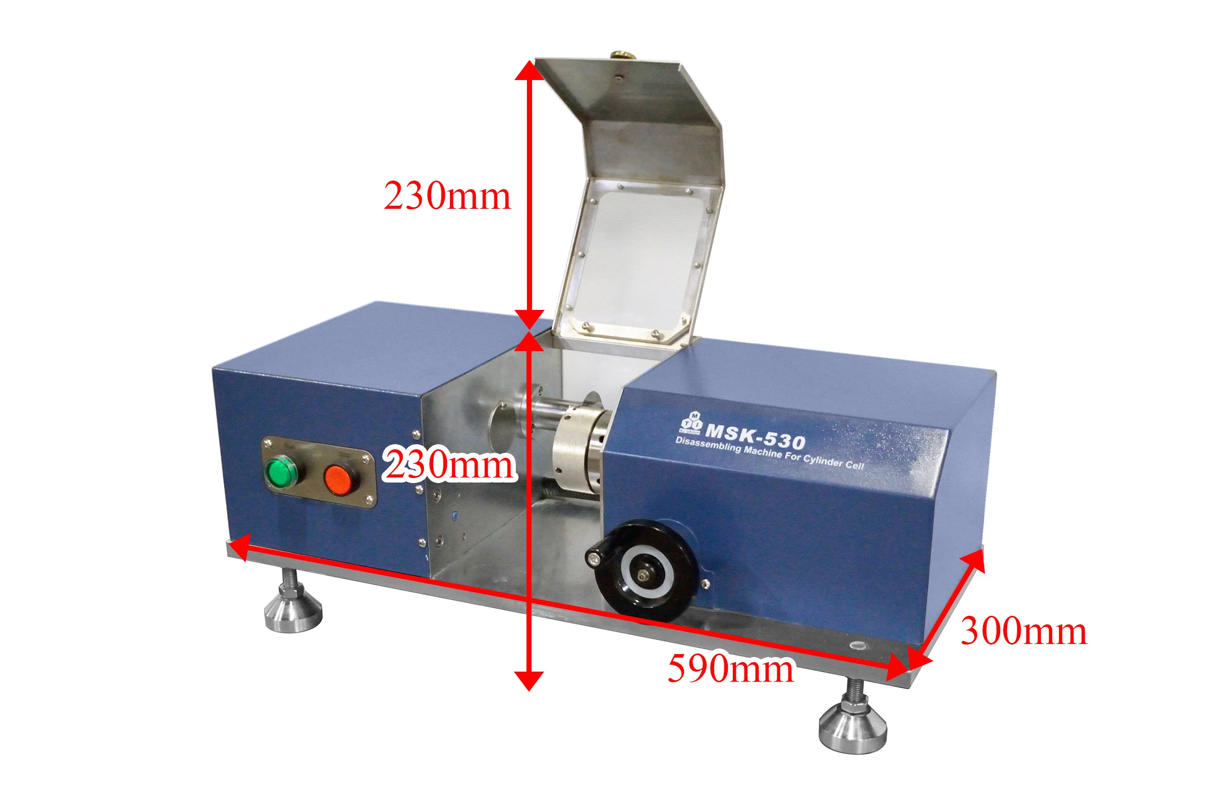 Compact Disassembling Cutter for 18650 Cylindrical Cases (Optional for 21700, 26650 or 32650) - MSK-530 - Image 4