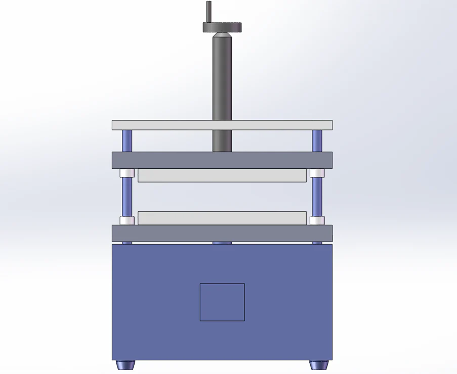 Laminate Press with Digital Pressure Controller up to 6KN, 100W x 350L mm Plates - YLJ6T-C - Image 2