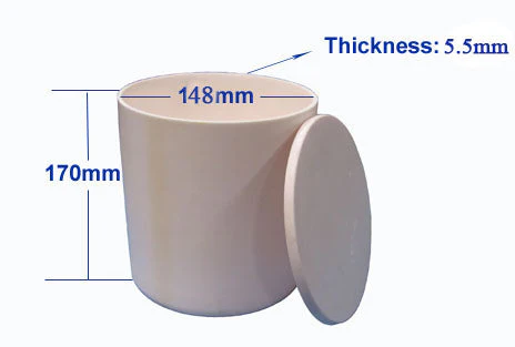 Alumina (Al2O3) Cylindrical Crucible from 0.1 mL to 3000mL optional - Image 10