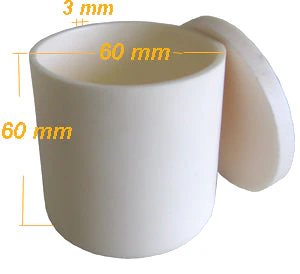 Alumina (Al2O3) Cylindrical Crucible from 0.1 mL to 3000mL optional - Image 11