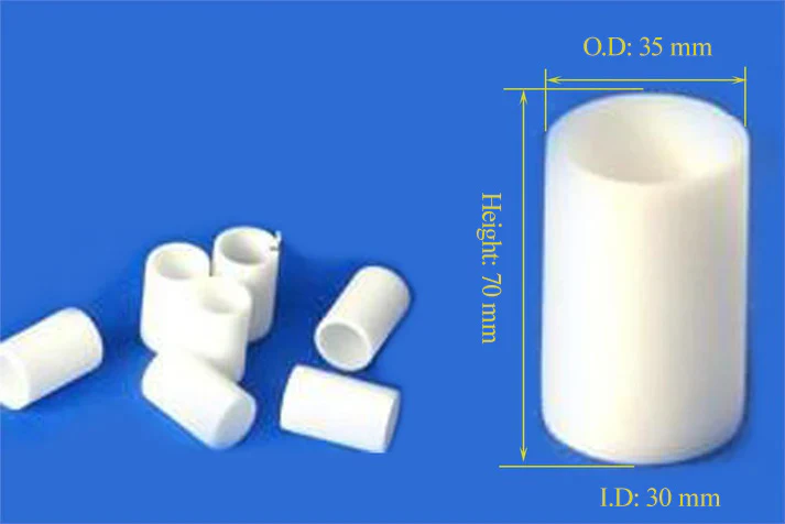 Alumina (Al2O3) Cylindrical Crucible from 0.1 mL to 3000mL optional - Image 17