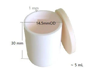 Alumina (Al2O3) Cylindrical Crucible from 0.1 mL to 3000mL optional - Image 7