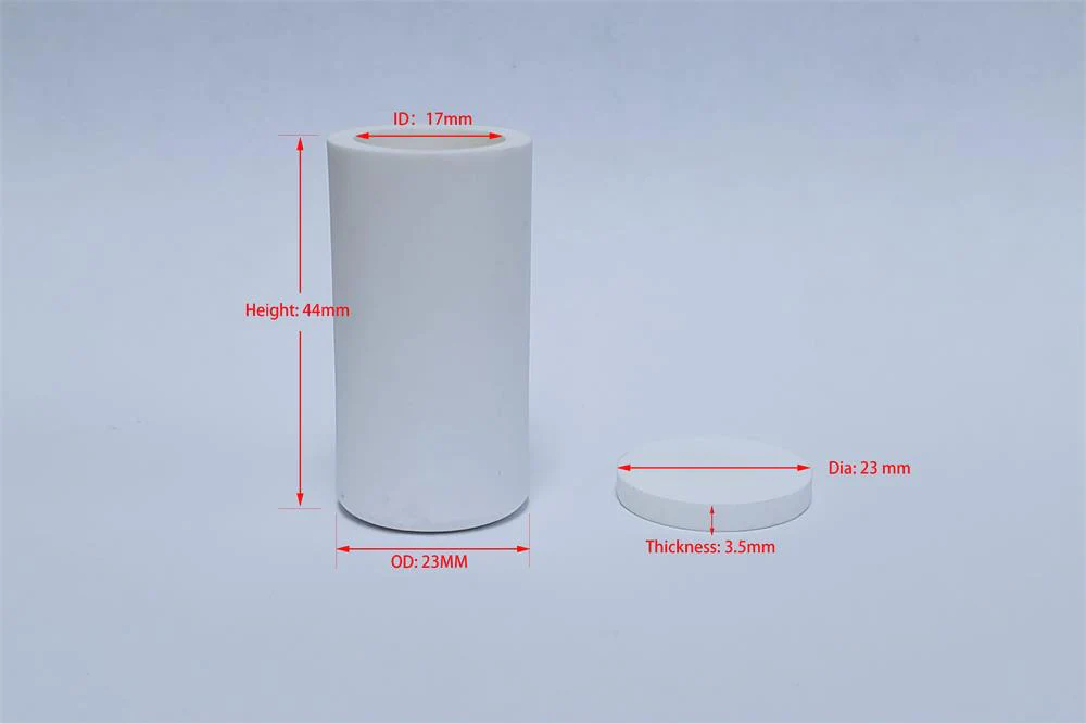 Magnesium Oxide (MgO) Cylindrical Crucible - Image 3