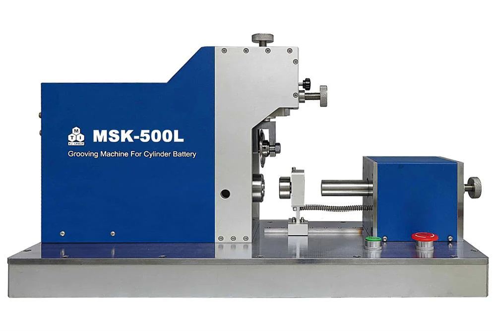 Desk-top Semi-Auto Grooving Machine for 4680 - 46120 or 50100 Cylinder Cell Only - MSK-500-L - Image 3