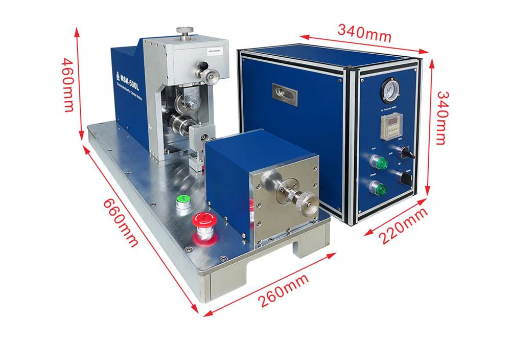 Desk-top Semi-Auto Grooving Machine for 4680 - 46120 or 50100 Cylinder Cell Only - MSK-500-L - Image 4