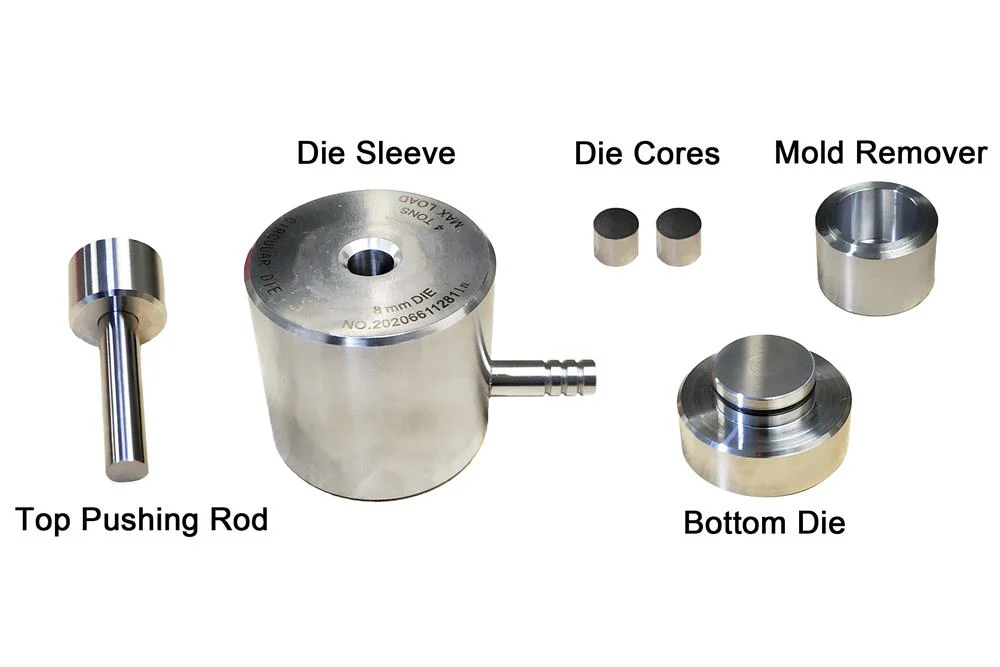 Pellet Pressing Die with Vacuum Port (Optional ID size 2 - 25mm) up to 400C - Die-Va - Image 2