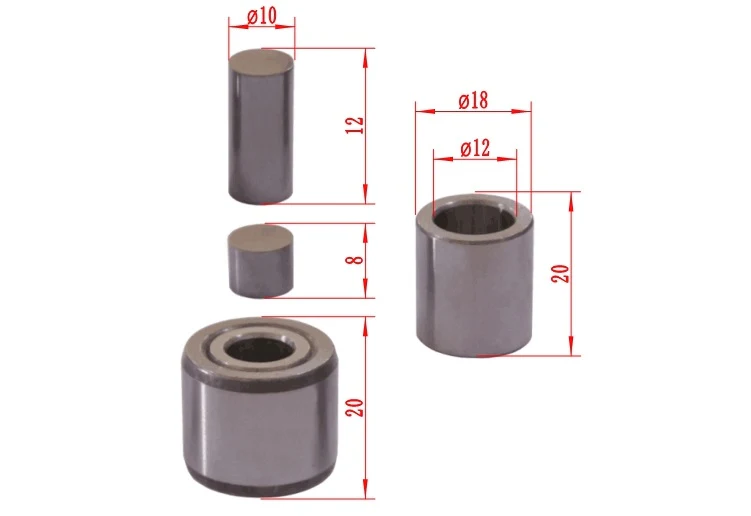 Small 10 mm I.D. Dry Pellet Pressing Die For Hi-throughput Pressing - Die-10S - Image 2