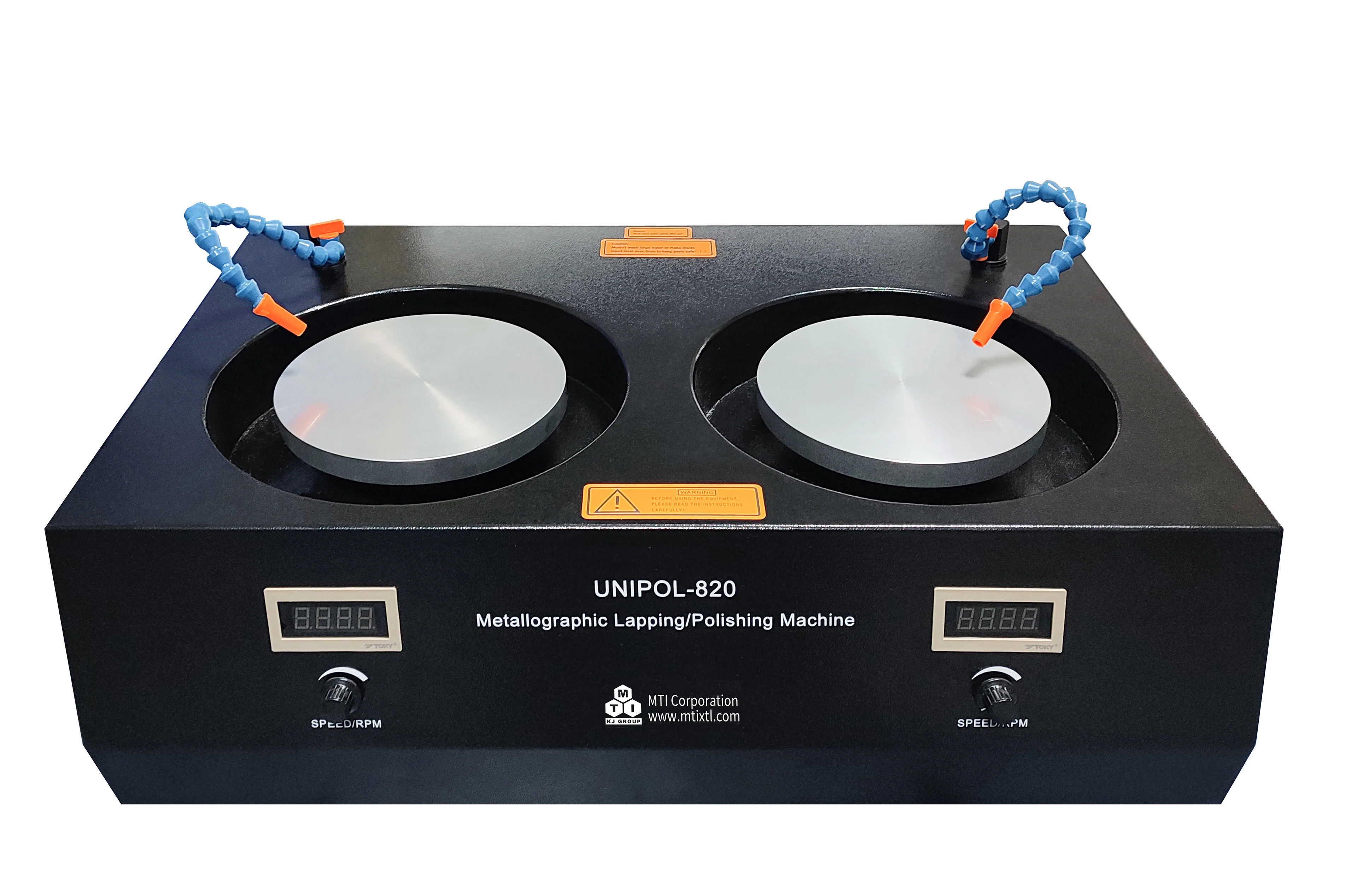 Dual 8" Platens Grinder/ Polisher with Magnetic Plates & Complete Accessories - EQ-Unipol-820 - Image 3