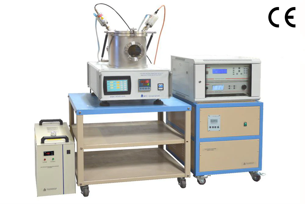 Dual-Head 2 Magnetron Plasma Sputtering Coater in Glovebox - VTC-600-2HD-GB-LD - Image 2