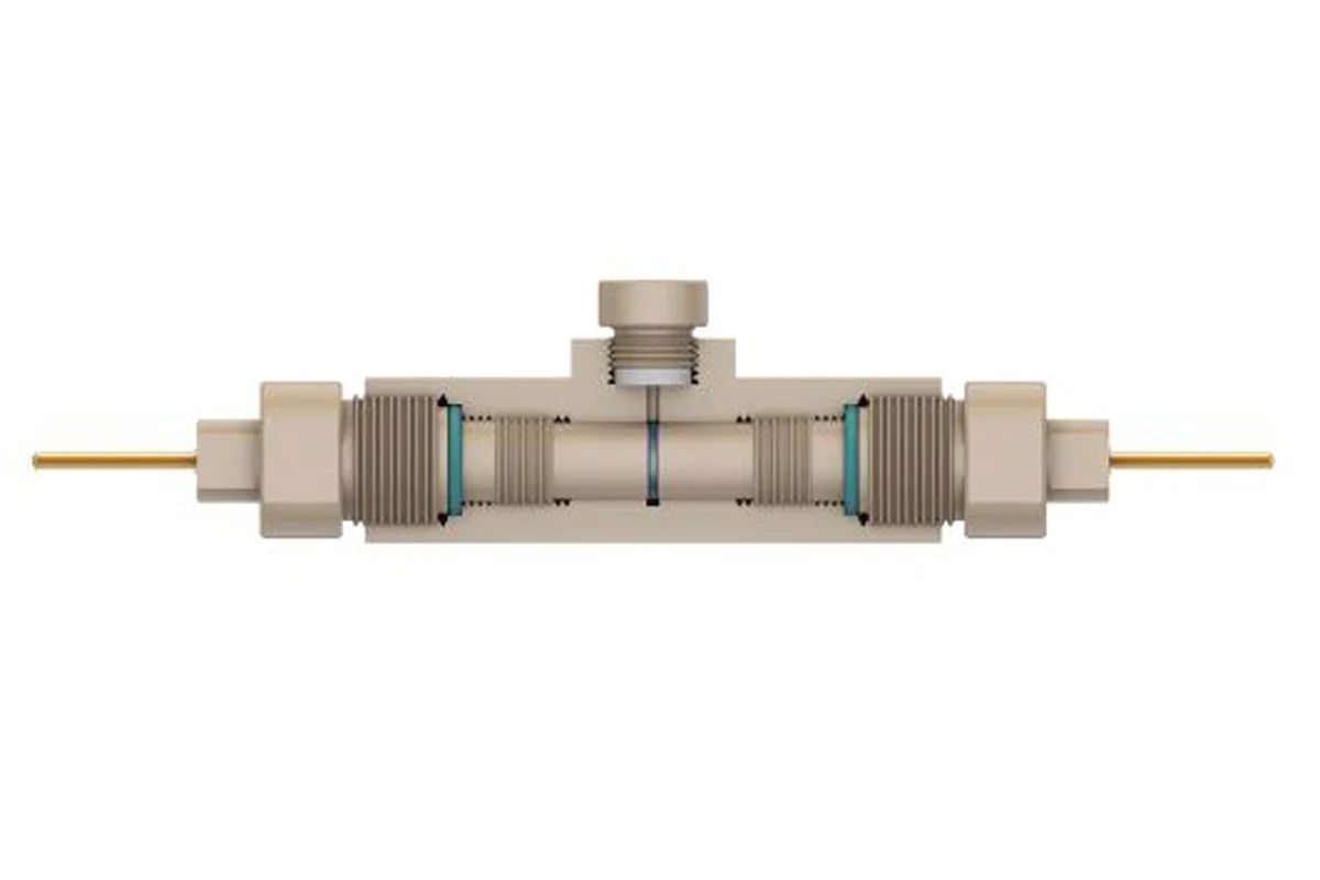 Peek Swagelok Cell (Max. 14 mm Dia) w/ Three or Two-Electrode for Battery or Fundamental Electrochemical Testing - SLC-P - Image 4
