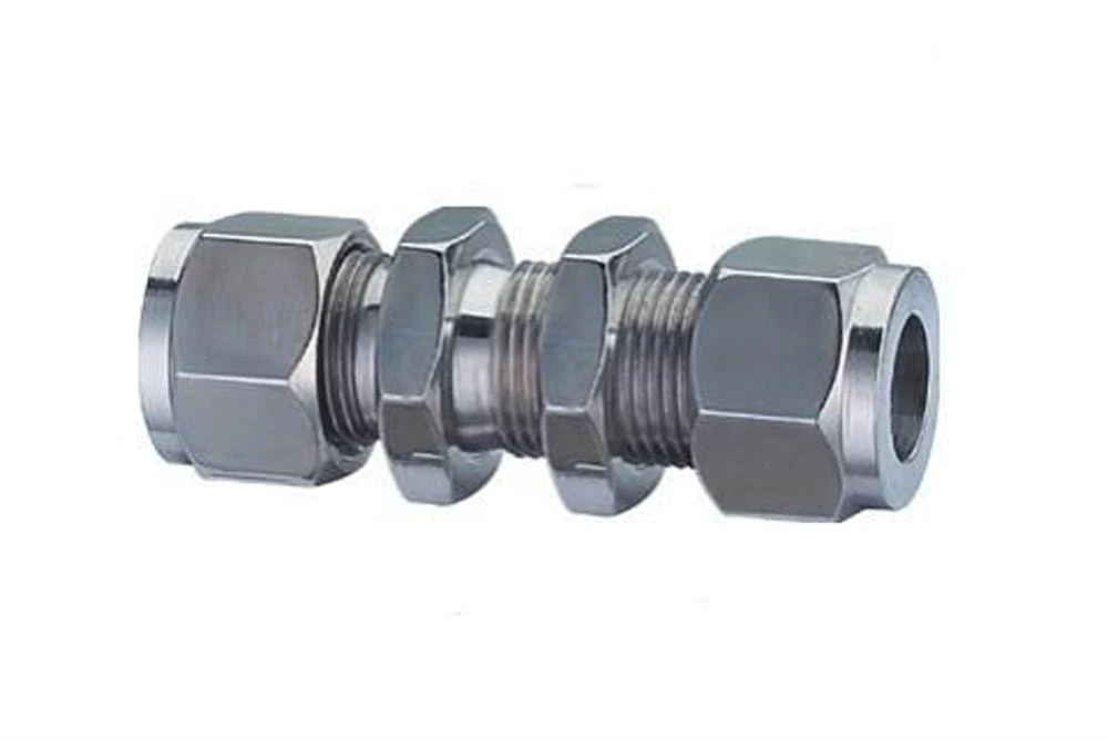 1/2" O.D tube fitting, bulkhead union - Fit1212FC - Image 2