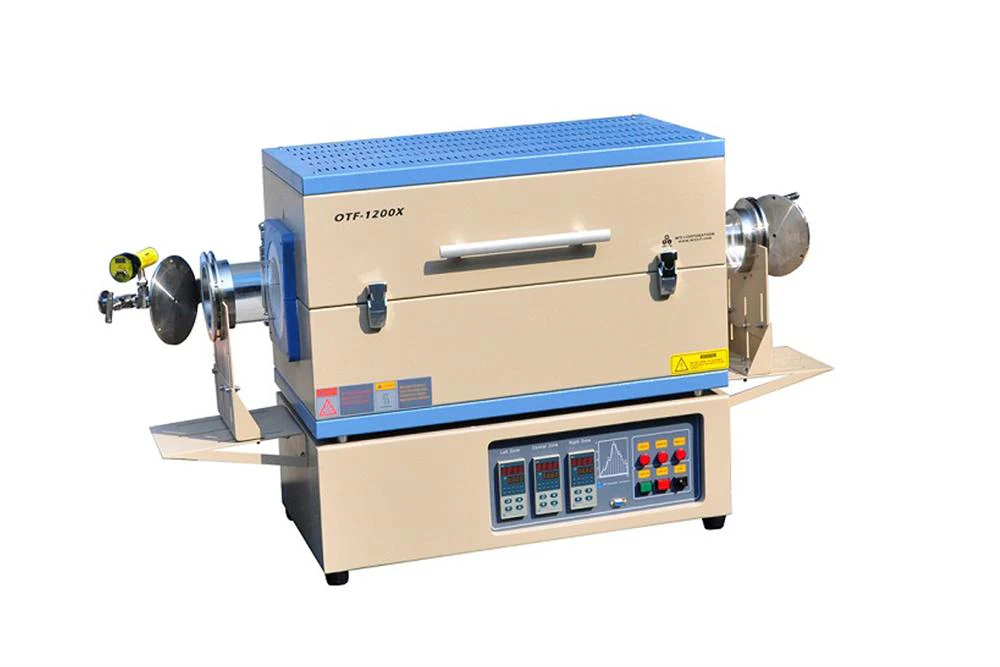 Hinged Vacuum Sealing Assembly with Flange Support for 130 mm 5" dia Tube Furnace - FL125KF25H - Image 4