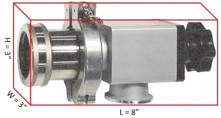 Single-side Quick Clamp Hi-Vacuum Flange for 25mm O.D. Tube with Optional Accessories - FL-25KF25 - Image 3
