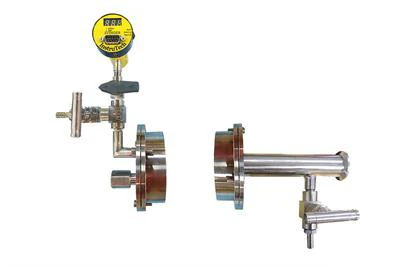 Vacuum Sealing Assembly for 50mm Tube w/ KF-25 Port & 1/4" Feedthrough - FL-50KF25-FT (D/M) - Image 2