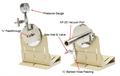 Hinged Vacuum Sealing Assembly with Flange Support for 130 mm 5" dia Tube Furnace - FL125KF25H - Image 3