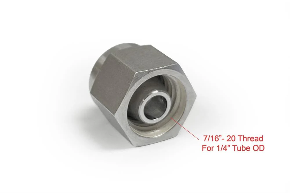 SS304 Sealing Cap for 1/4" Feedthrough of Vacuum Sealing Flanges - FT14CAP - Image 2
