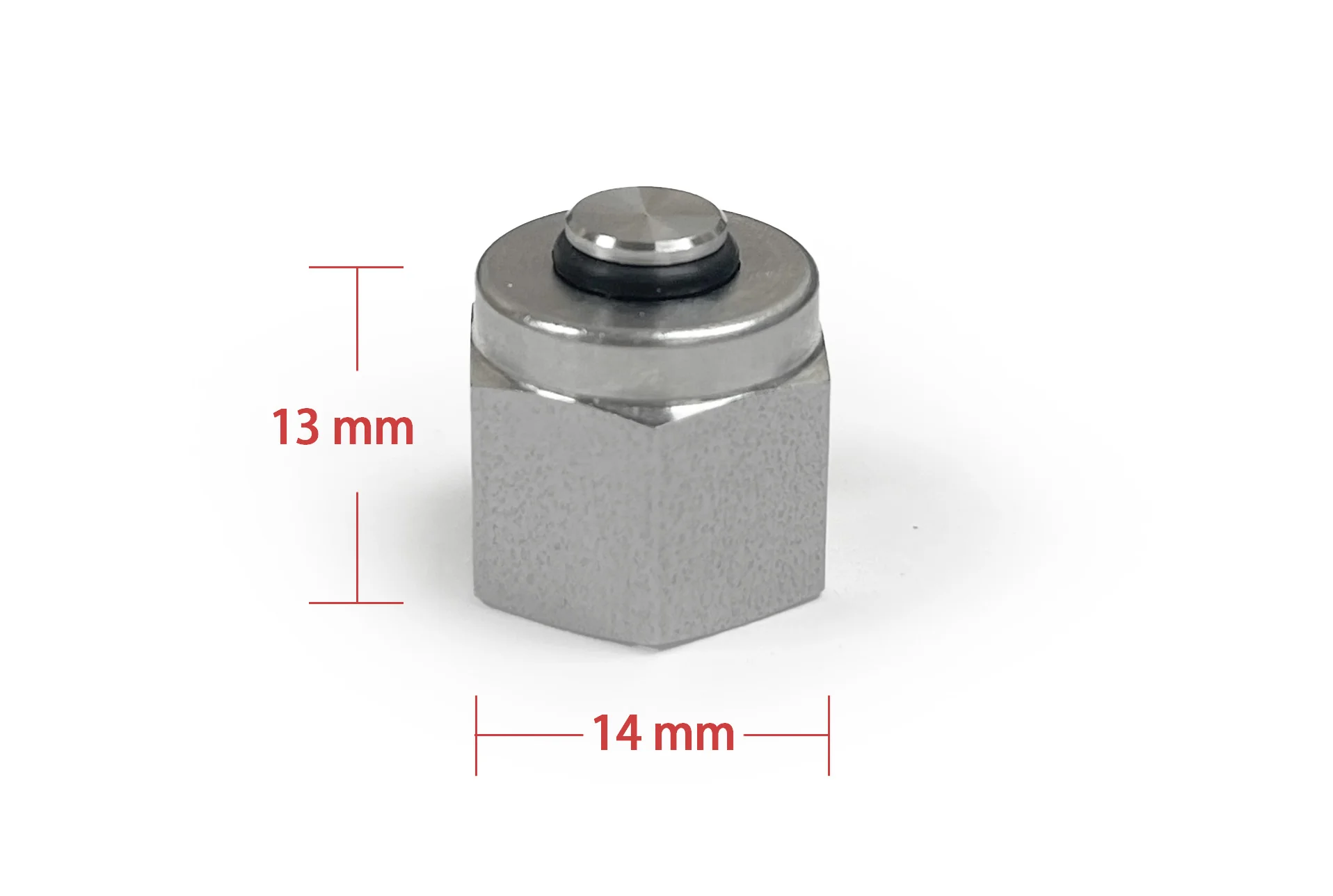 SS304 Sealing Cap for 1/8" Feedthrough of Vacuum Sealing Flanges - FT18CAP - Image 2