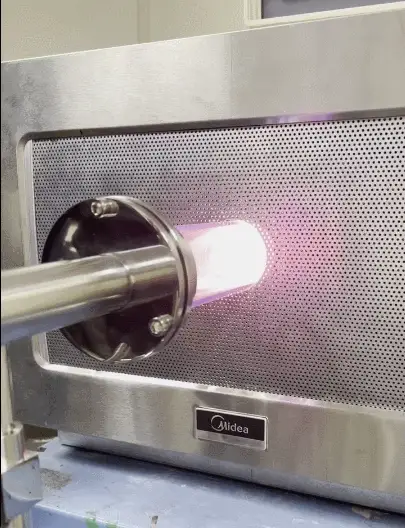 1200°C Microwave Plasma Assisted CVD Rotary Furnace w/ 2" Tube - GSL-1200R-MWPE - Image 3