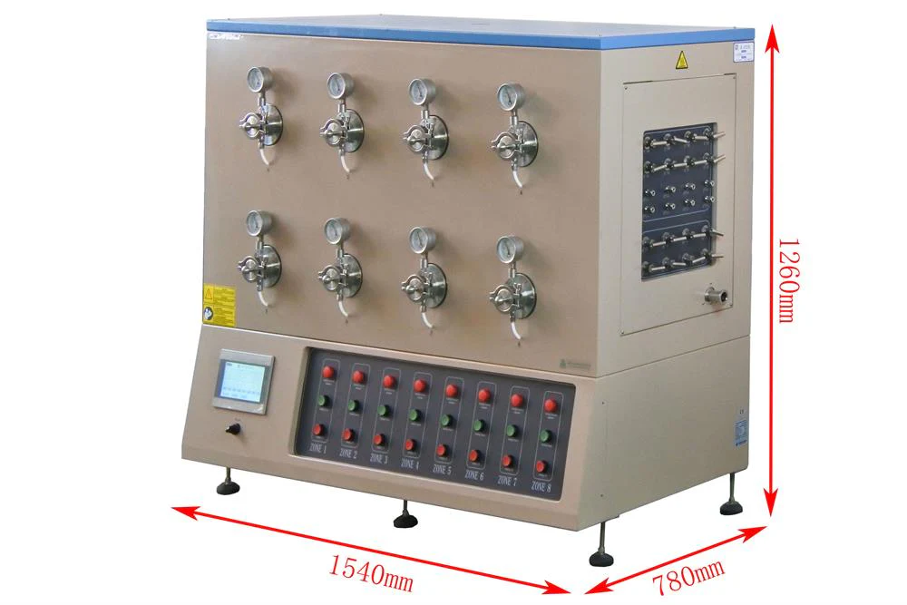 1500 °C 8 Channel Ø50 mm Tube Furnace for Hi-Throughput Annealing GSL-1500X-MGI-8 - Image 4