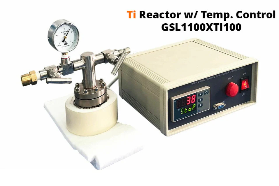 100ml Hydrothermal Reactor up to 4MPa Optional for SS316 or Ti w/ Heating - GSL-500X-XX - Image 5