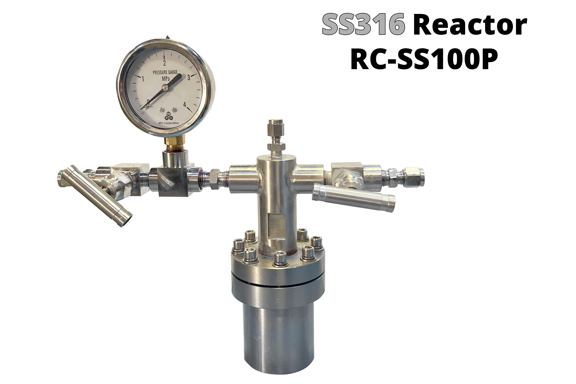 100ml Hydrothermal Reactor up to 4MPa Optional for SS316 or Ti w/ Heating - GSL-500X-XX - Image 7