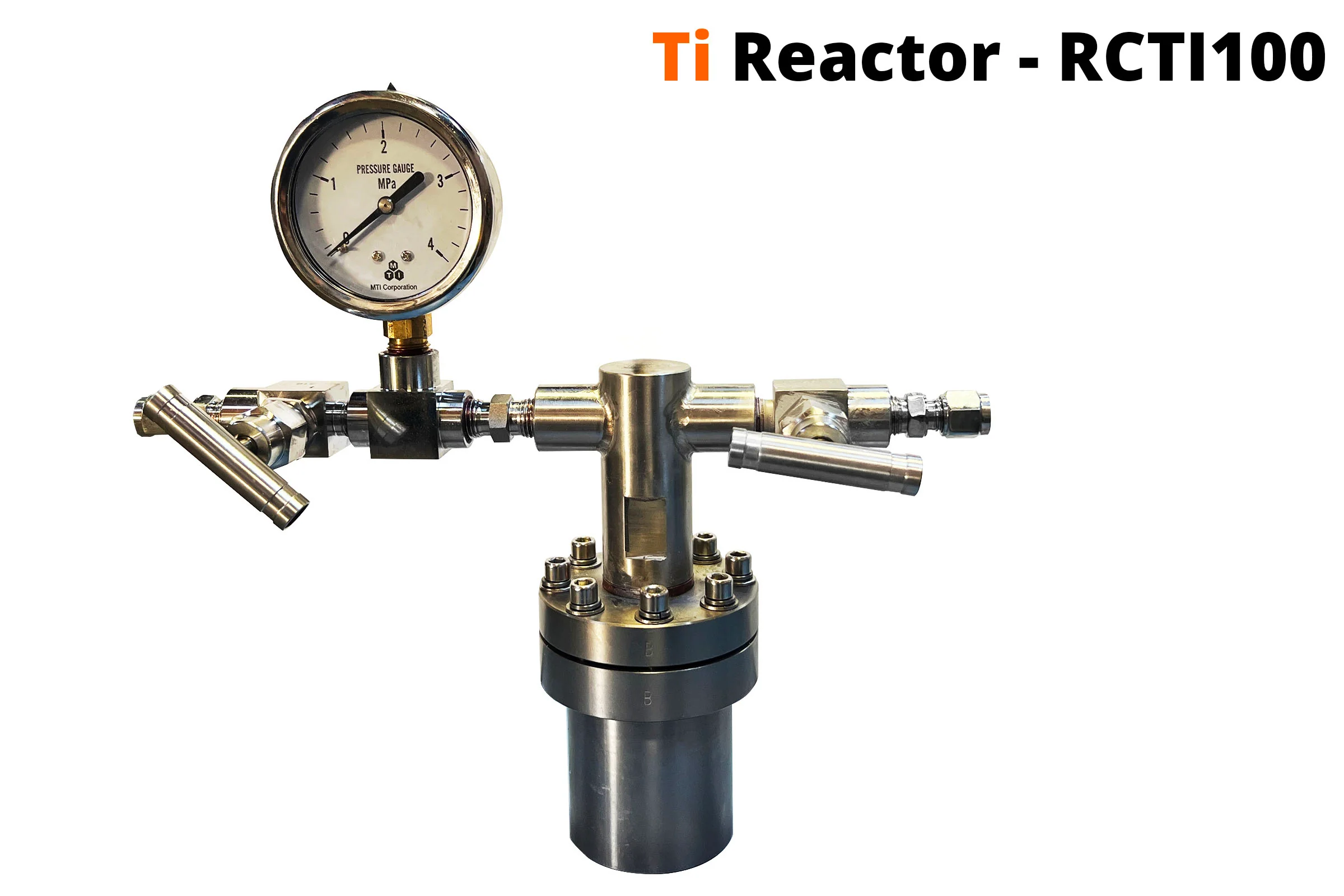 100ml Hydrothermal Reactor up to 4MPa Optional for SS316 or Ti w/ Heating - GSL-500X-XX - Image 8
