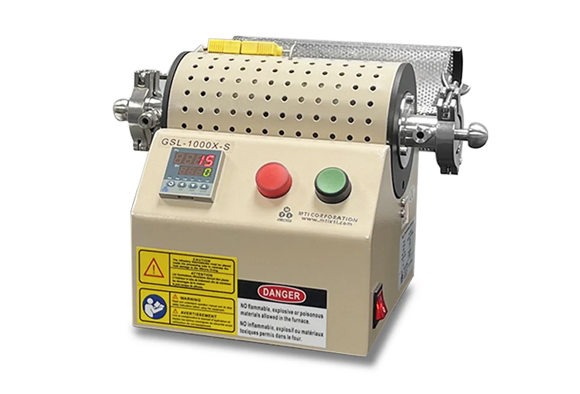 1000°C Mini Tube Furnace with 20 mm Tube and Vacuum Flange - GSL1000X20 - Image 2