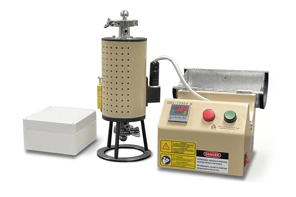 1000°C Mini Tube Furnace with 20 mm Tube and Vacuum Flange - GSL1000X20 - Image 3