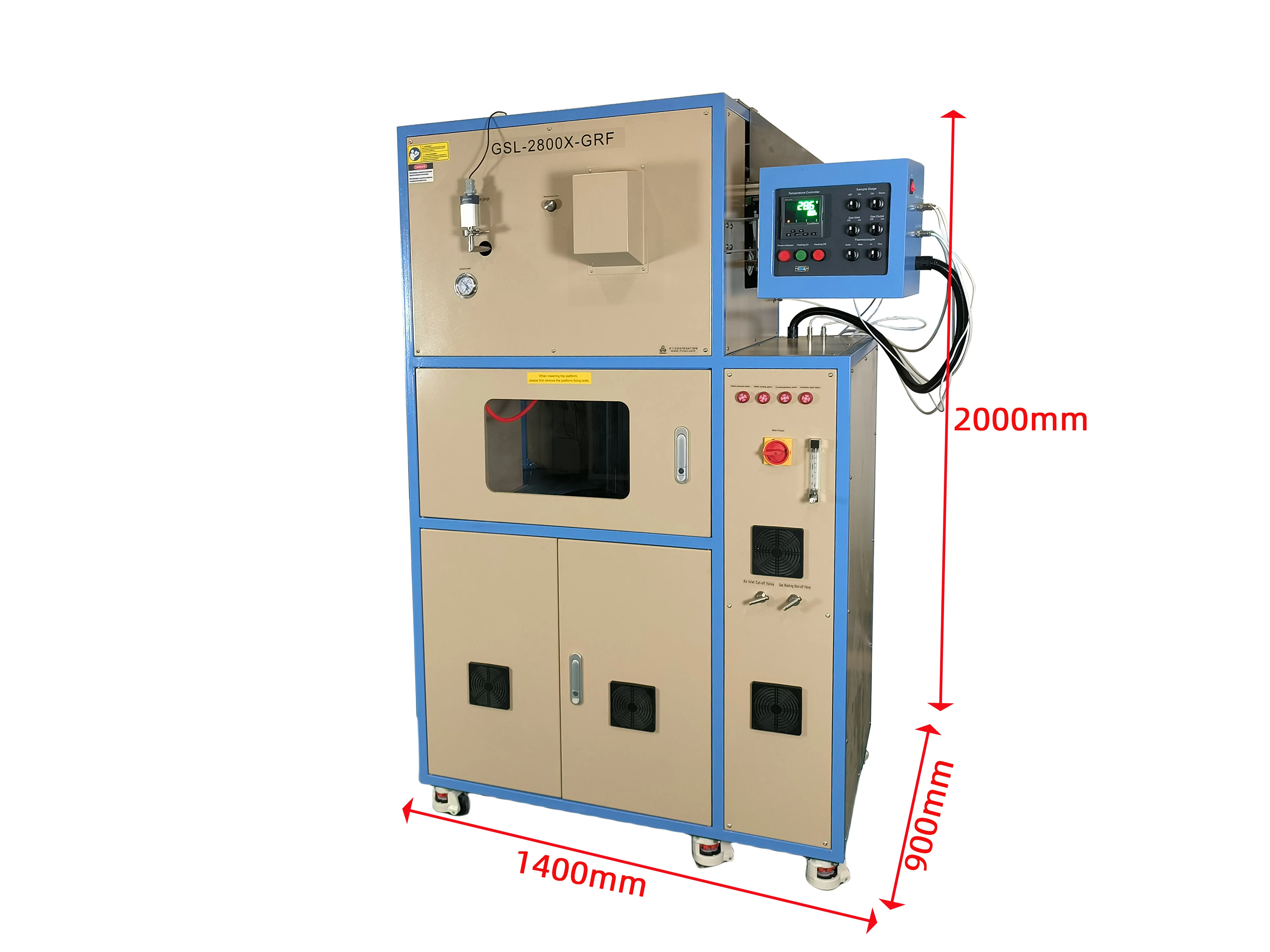 2800°C Graphitization Chamber Furnace  - GSL-2800-GRF - Image 4