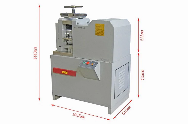 Heavy Duty Rolling Press (180Wx132D, mm ) w/ Variable Speed For Metallic Materials - MSK-5070-AC - Image 3