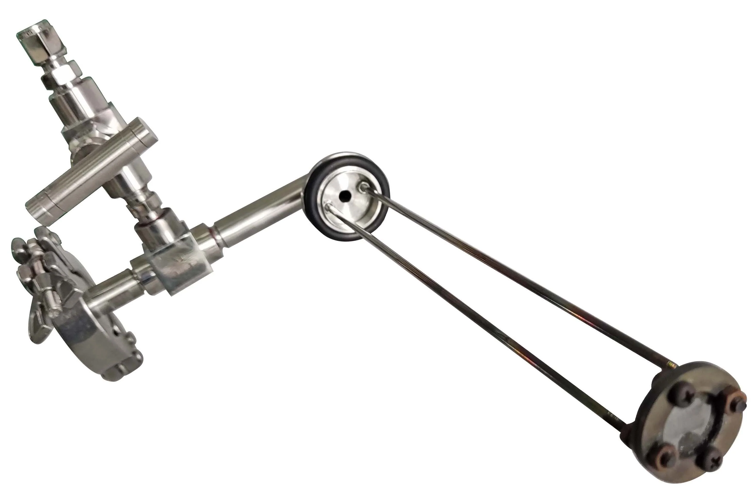 Hi-Pressure Fluidized Bed Furnace/ Reactor ( 3 bar @1100oC) w/ 12mm ID Super-Alloy Tube - OTF-1200X-S-SB - Image 4
