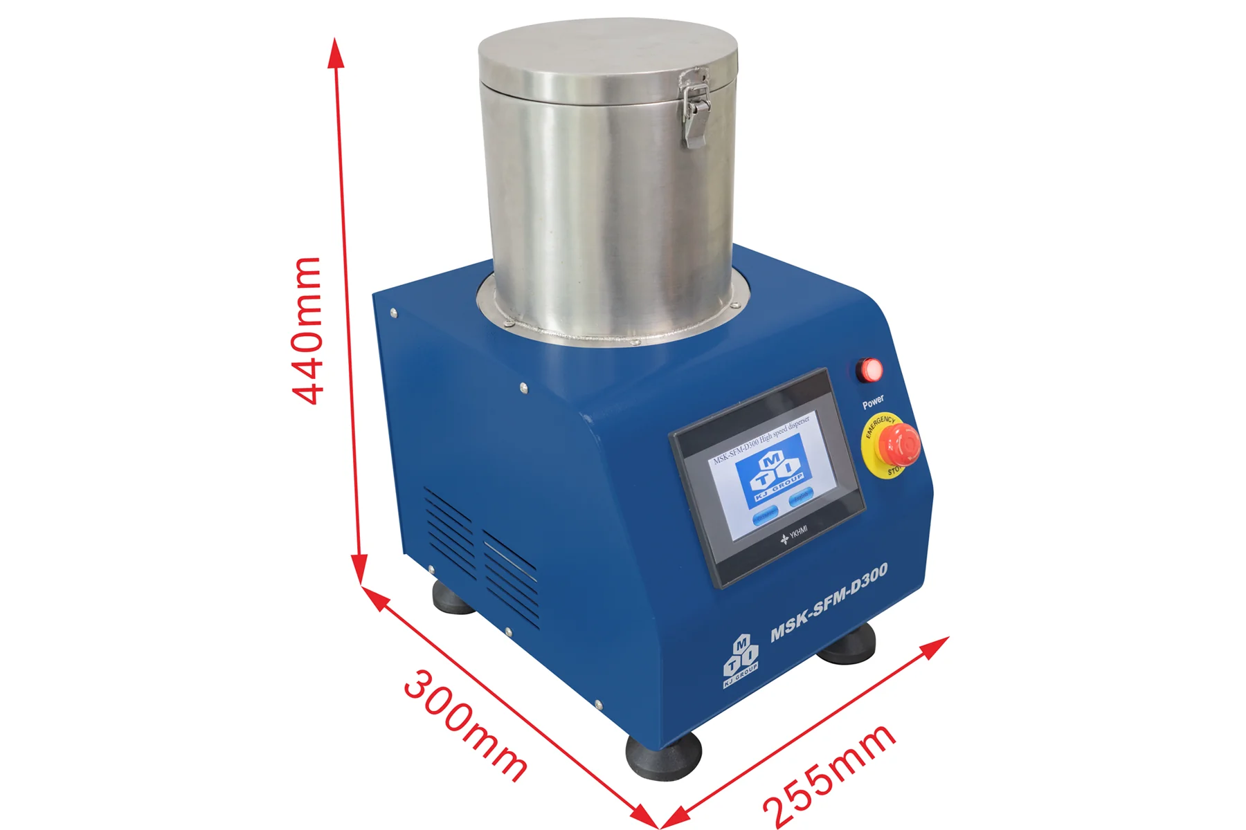 High Speed & Programmable Mixer & Dispenser with Water Cooling Function for Dry Electrode Battery (Max. 10K rpm, 150 mL)  - MSK-SFM-D300 - Image 5