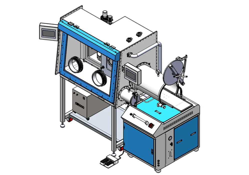 High Vacuum Thermal Evaporation Coater With Six Sources for Perovskite Solar Cells - GSL-1800X-ZF6-PSC - Image 4